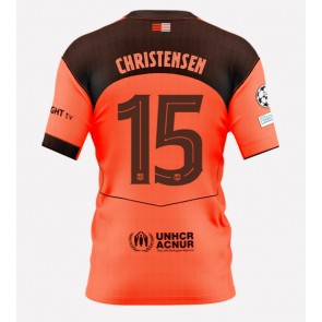 Lacne Muži Futbalové dres Barcelona Andreas Christensen #15 2025-26 Krátky Rukáv - Tretina
